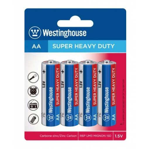 Foto - Batéria Westinghouse AA/R6 - 4 kusy