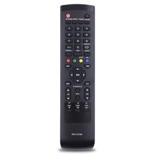 Foto - Náhradný diaľkový ovládač RM-C3195 pre JVC TV